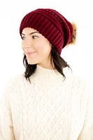 Blue - Cozy Slouchy Beanie