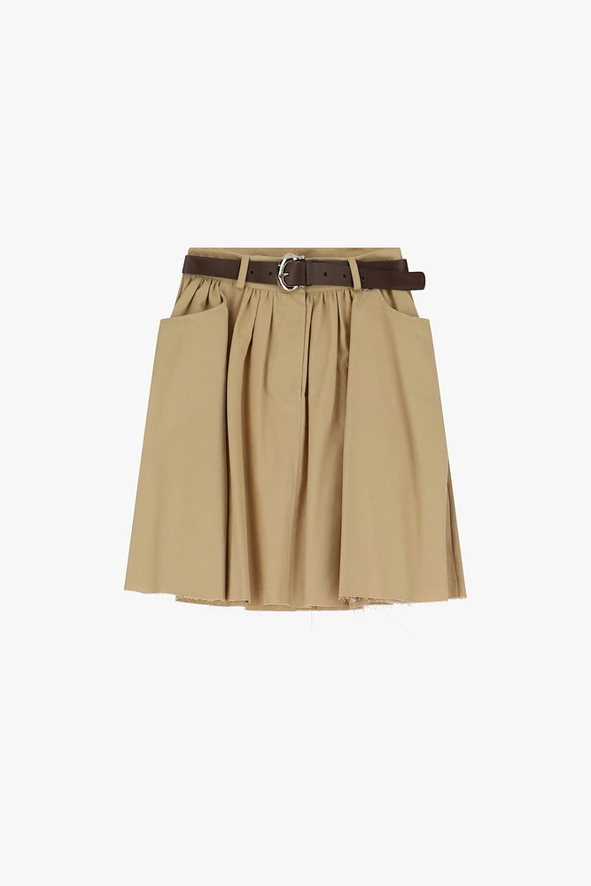 Short Belted Skirt