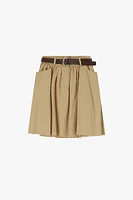 Short Belted Skirt