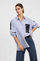 Striped Lace Shirt