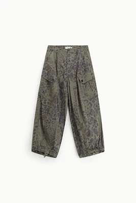 Leopard Print Cargo