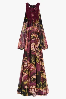 Maxi robe imprimée