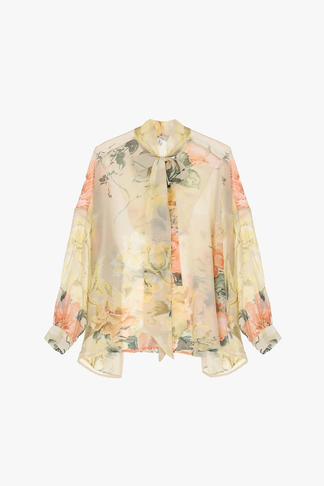 Chemisier fleuri