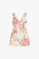 Mini robe fleurie