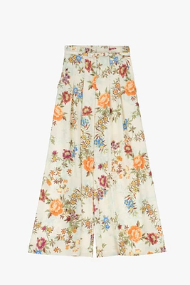 Floral Palazzo Trousers