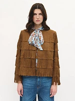 Veste à franges