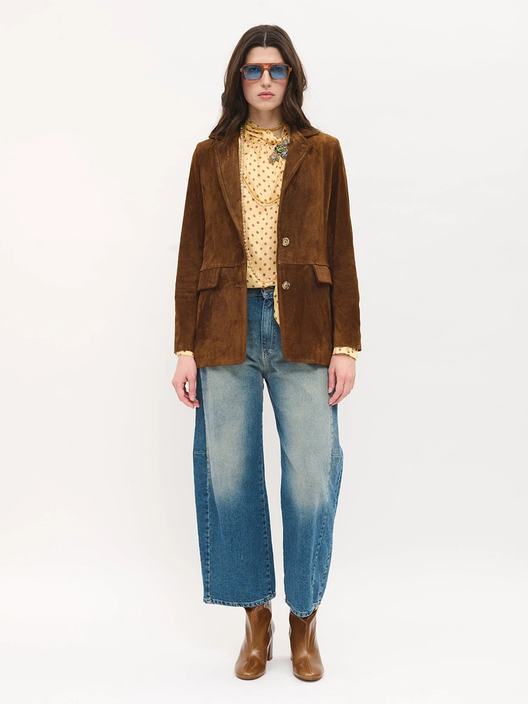 Suede Blazer