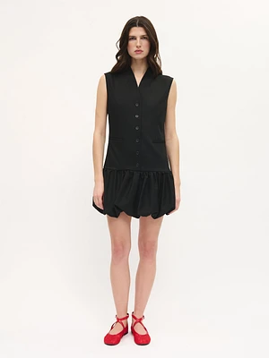 Short Dress With Buttons