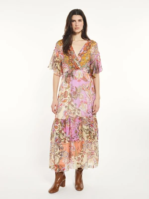 Robe imprimée multicolore