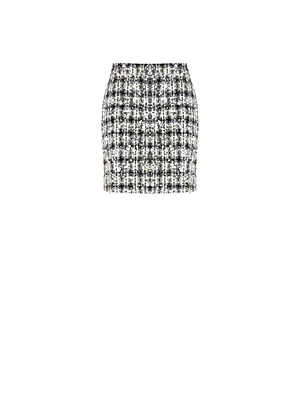 Front Tweed Skirt
