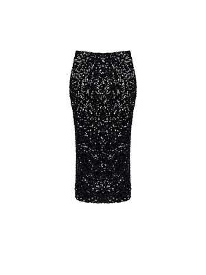 Sequin Pencil Skirt