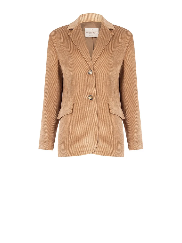 Veste en velours côtelé