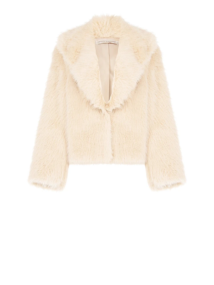 Manteau en fausse fourrure