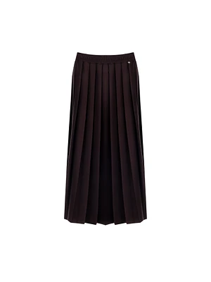 Long Pleated Skirt