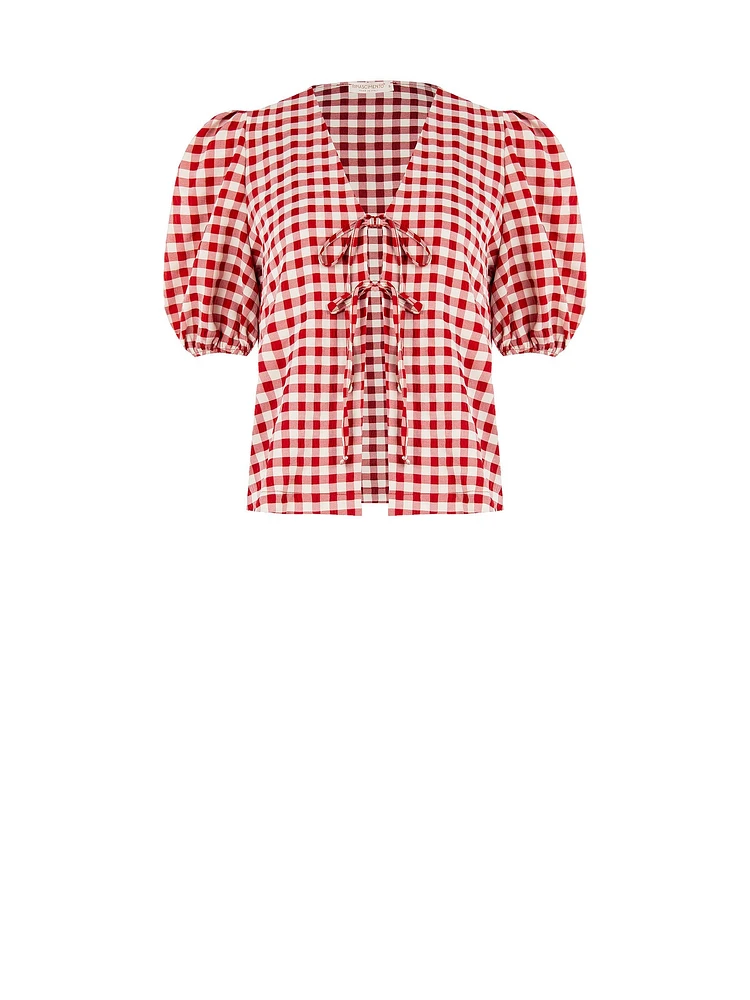 Ribbon Closure Top