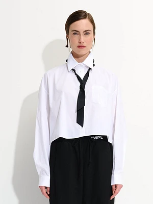 Chemise courte à boutons