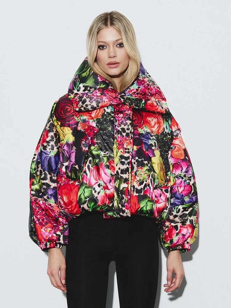 Veste oversize imprimée