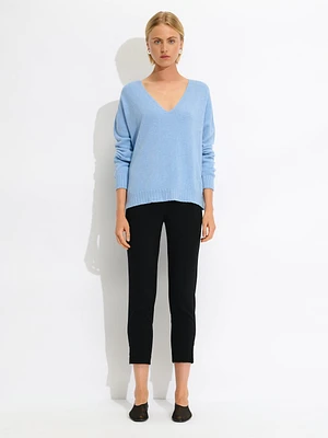 Pull à col en V
