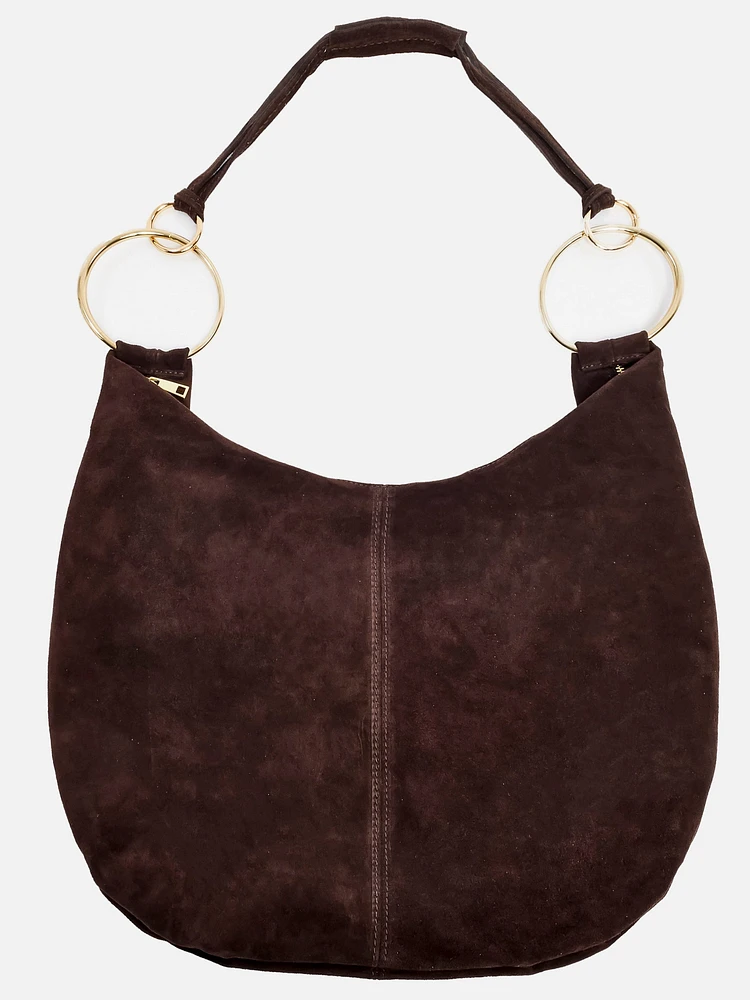 Large Slouch Suede Tote Bag