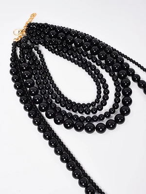 Multi-Layered Pearl Necklace