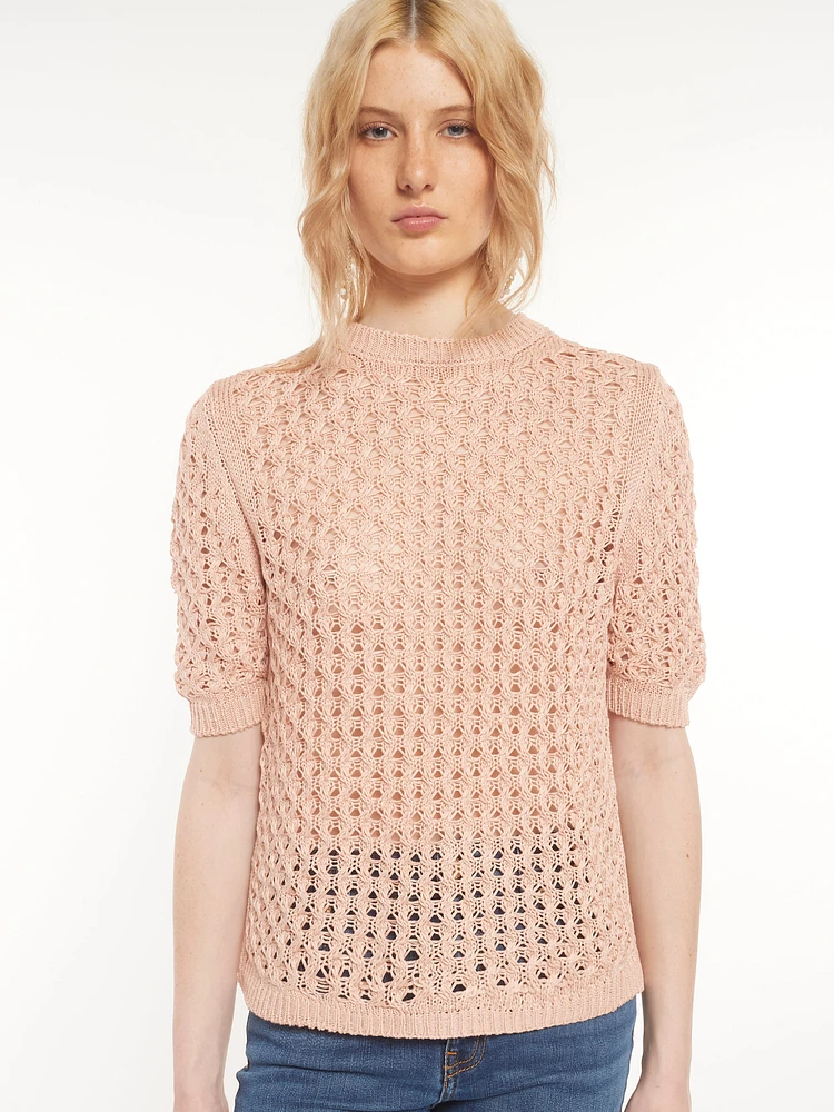 Openwork Knit Top
