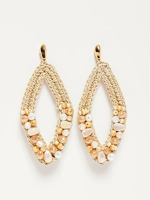 Braided Raffia Earrings