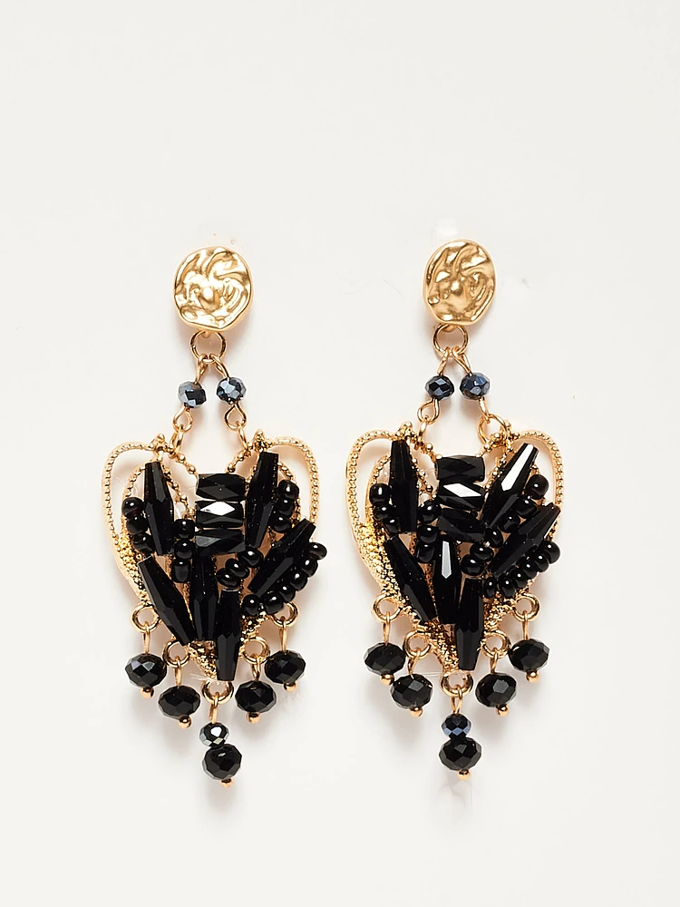 Heart Pendant Earrings