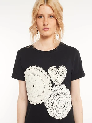 Embroidered Applique T-shirt
