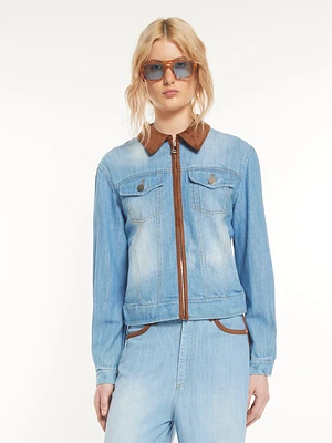 Veste bi-tissu