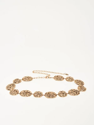 Rosette Chained Belt