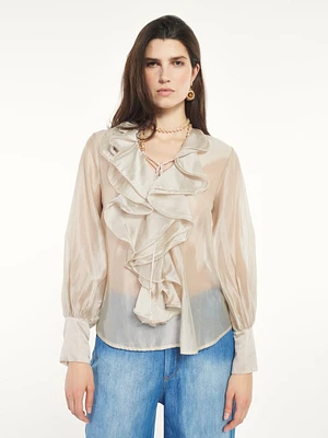 Semi-Sheer Blouse