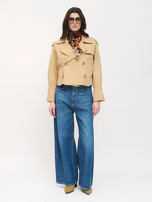 Veste trench courte