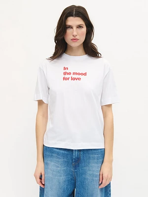 T-shirt graphique en coton