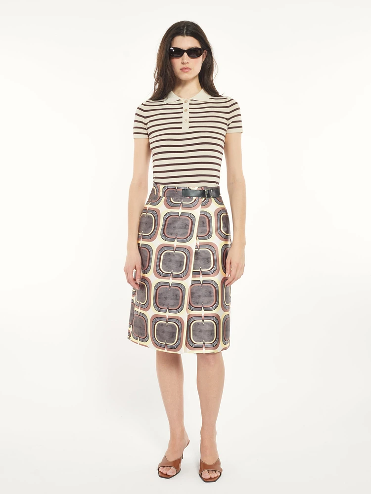Retro Wrap Skirt