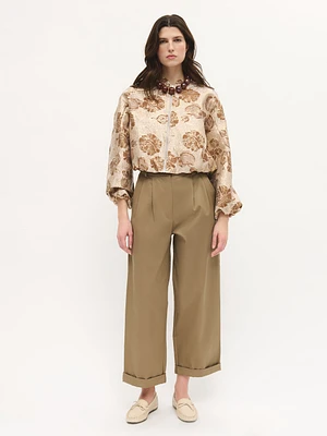 Belted Chino Pants