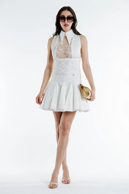 Mini Dress With Lace