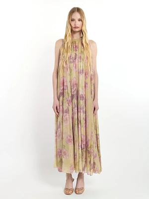 Robe longue sans manches
