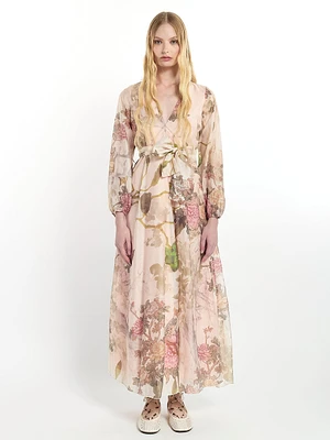 Long Dress With Floral Print
