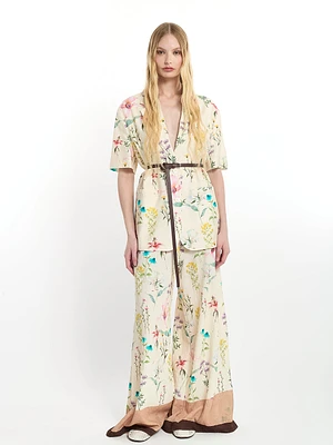 Blazer fleuri