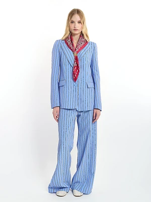 Blazer rayé