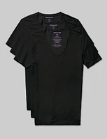 Cool Cotton Deep V-Neck Stay-Tucked Undershirt (-Pack
