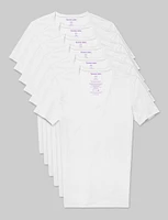 Cool Cotton Deep V-Neck Stay-Tucked Undershirt (-Pack