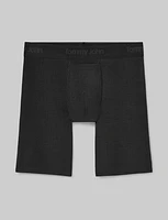 Second Skin Luxe Rib Boxer Brief 8"