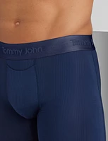 Second Skin Luxe Rib Boxer Brief 8"