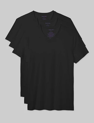 Second Skin High V-Neck Modern Fit Undershirt (-Pack