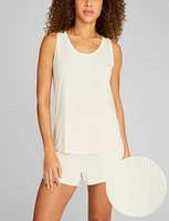 Women's Second Skin Luxe Rib Sleep Tank