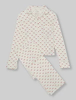 Women's Downtime Pullover Long Sleeve Pajama Top & Pant Set