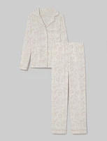 Women's Downtime Long Sleeve Pajama Top & Pant Set