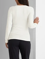 Women's Micro Rib Long Sleeve Tee