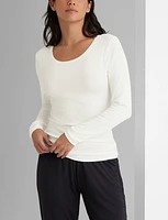 Women's Micro Rib Long Sleeve Tee